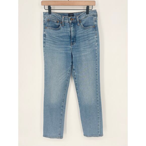 J Crew Lightwash Essential Straight Jean Size 27 - Picture 1 of 6